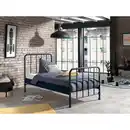 Bild 1 von Vipack Kinder-/Juniorbett, Blau, Metall, 90x200 cm, Kinder- & Jugendzimmer, Kindermöbel, Kinderbetten