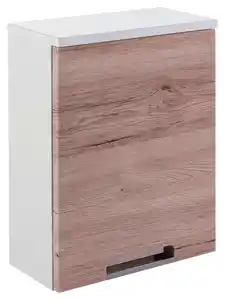 Oberschrank Mars Weiß, Weiß, Eichefarben