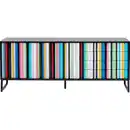 Bild 1 von Kare-Design Sideboard, Mehrfarbig, Schwarz, Metall, Recyclingholz,Recyclingholz,Recyclingholz, massiv, 2 Fächer, 4 Schublade(n) Schubladen, 186x74x40 cm, Holzmöbel, Kleinmöbel Holz, Holzkommoden,