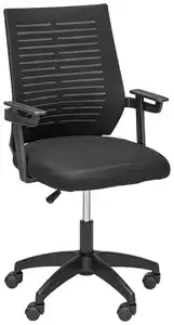 Drehstuhl in Schwarz, Schwarz