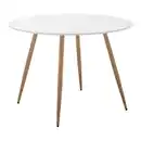 Bild 1 von Esstisch John Weiß MDF L/B/H ca. 110/110/76 cm rund, Weiß