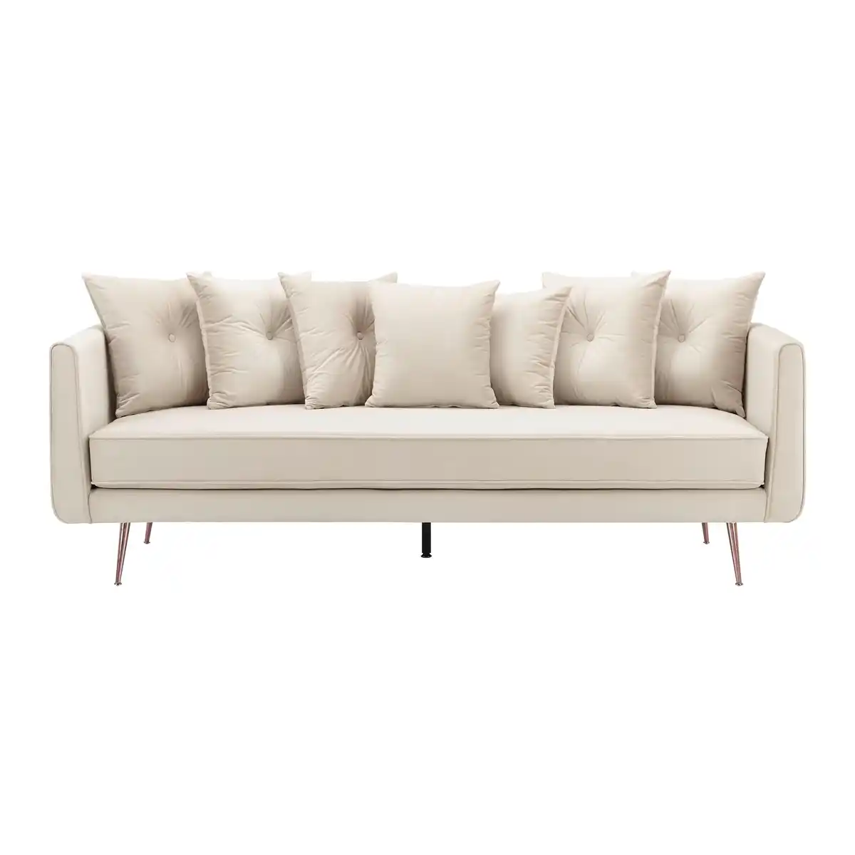 Bild 1 von Bigsofa Luis Beige Samt, Beige