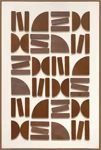 Keilrahmenbild Denise ca. 60x90cm, Braun