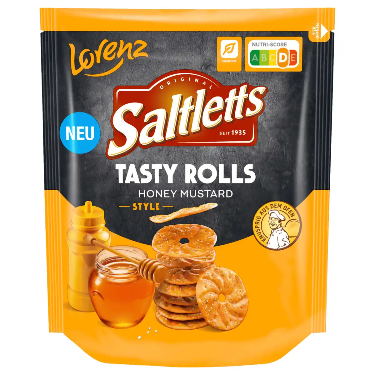 Bild 1 von Lorenz Saltletts Tasty Rolls Honey Mustard Style 130g