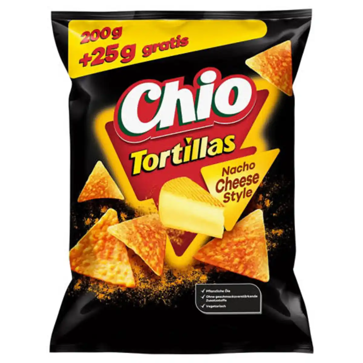 Bild 1 von CHIO Tortillas XXL 225 g, Nacho-Käse