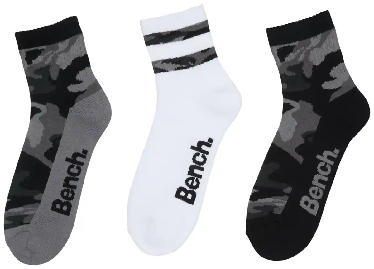 Bild 3 von BENCH Quarter-Socken, 3 Paar