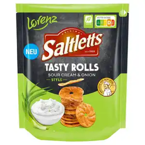 LORENZ Saltletts, Sour Cream & Onion 130 g