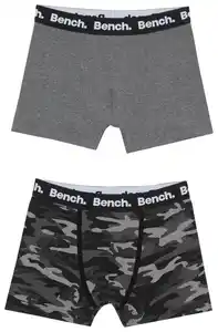 BENCH Herren-Retroshorts, 2-St.-Packg.