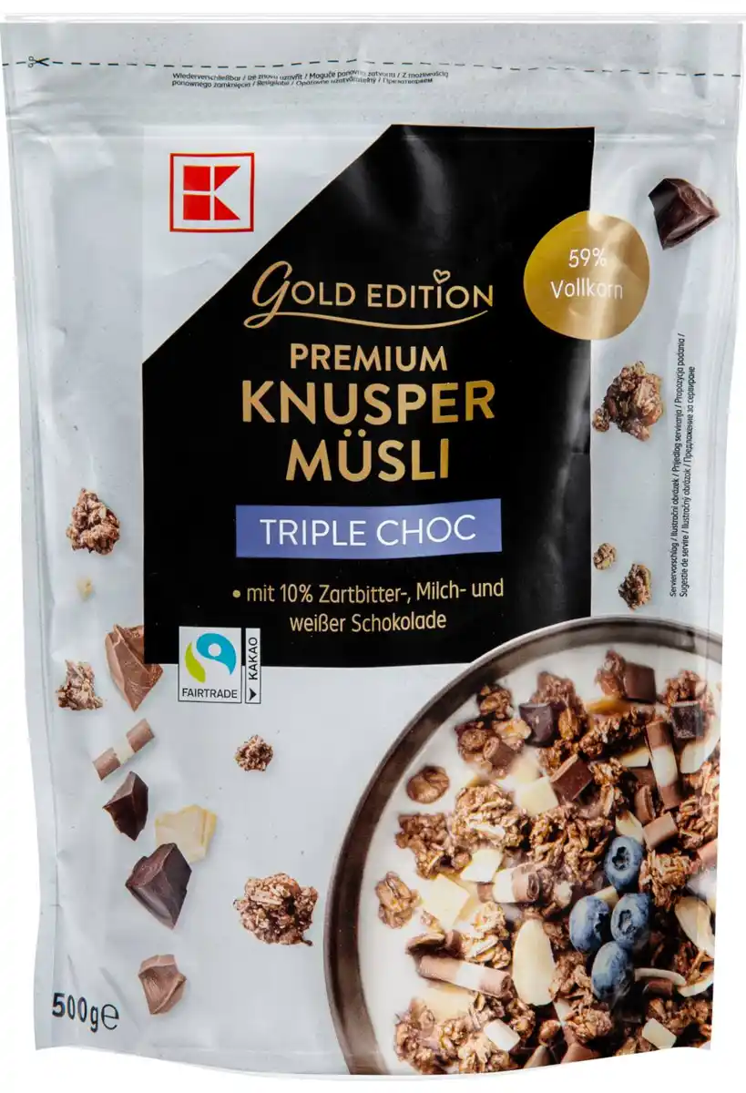 Bild 1 von K-GOLD EDITION Gourmet-Müsli, 500-g-Beutel