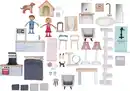 Bild 3 von KIDLAND® Puppenhaus »XXL«, 54-teilig