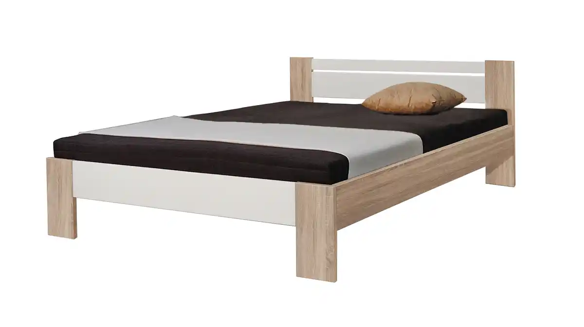 Bild 1 von Futonbett 140 x 200 cm Einzelbett Sonoma Eiche - VEGA