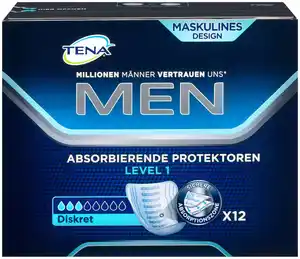 TENA Men Absorbierende Protektoren, 8 - 12-St.-Packg.