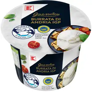 K-GOLD EDITION Burrata di Andria IGP, 125-g-Becher