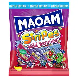 MAOAM Stripes 175g, Wild Berries