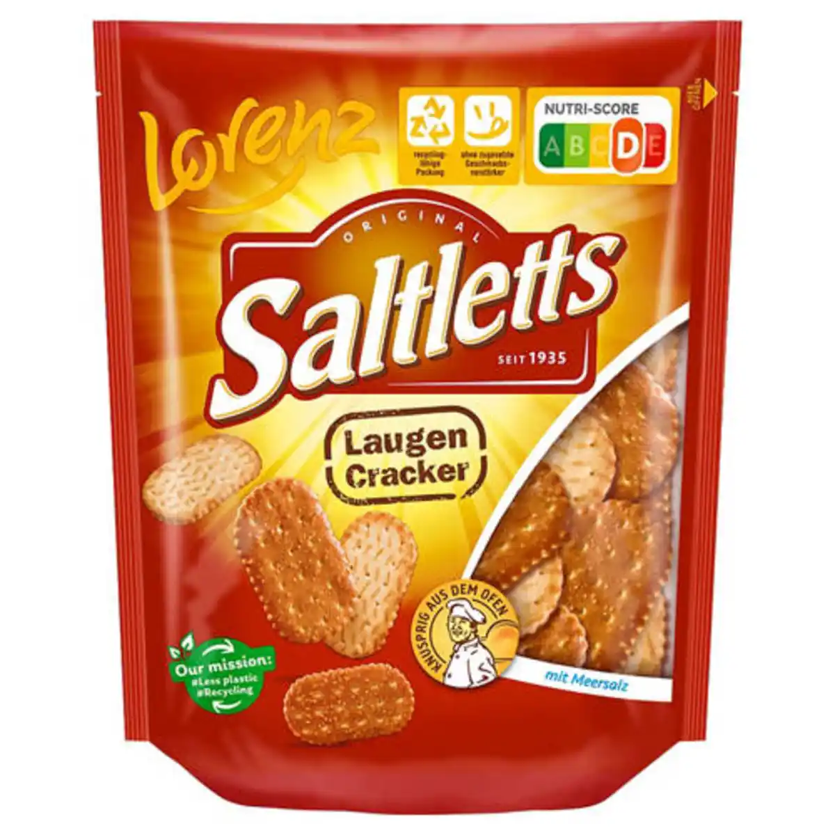 Bild 1 von LORENZ Saltletts, Laugen Cracker 150 g
