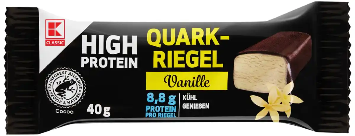 Bild 1 von K-CLASSIC High-Protein-Quarkriegel, 40-g-Riegel