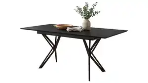 Esstisch ausziehbar 160 - 200 cm Steinoptik - PULA