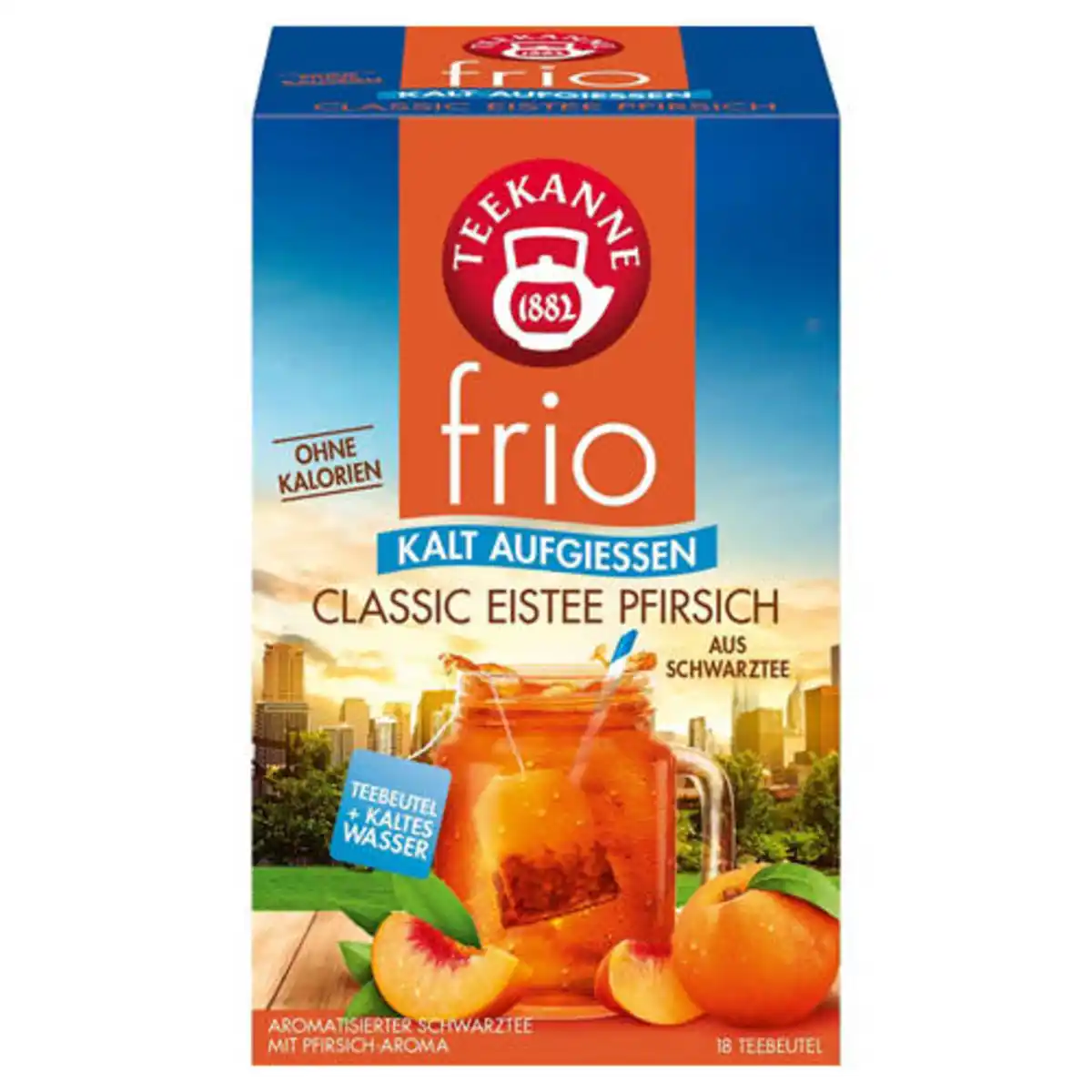 Bild 1 von TEEKANNE Frio Tee 45 g, Eistee-Pfirsich