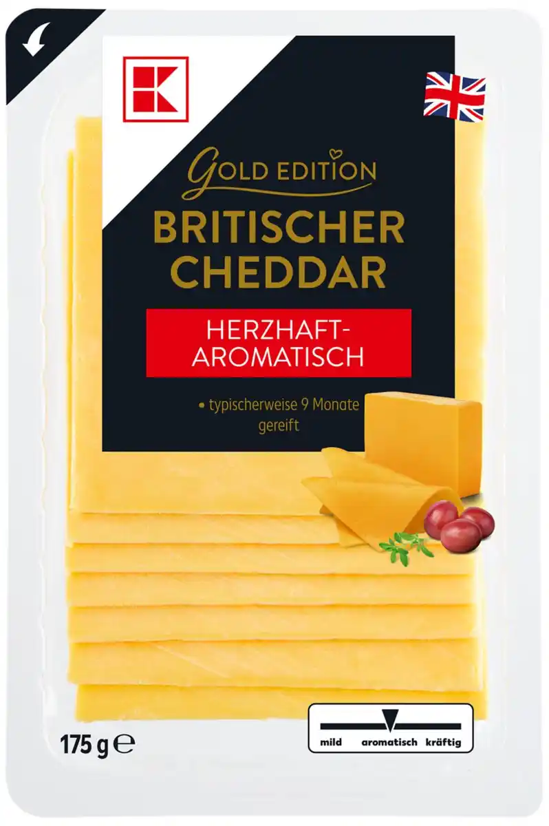 Bild 1 von K-GOLD EDITION Brit. Cheddar, 175-g-Packg.