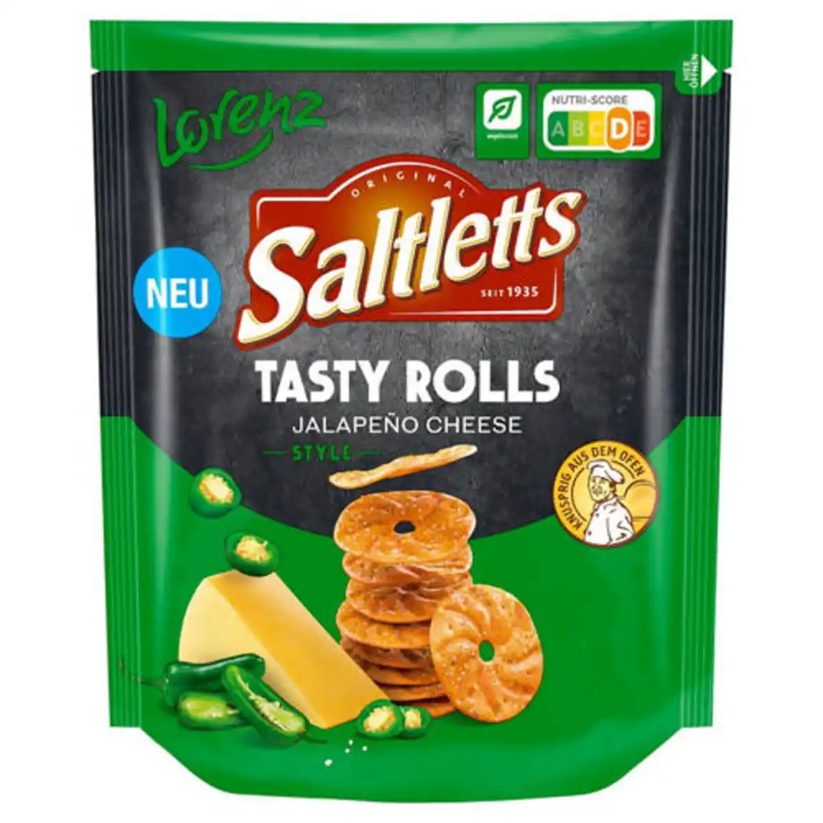 Bild 1 von LORENZ Saltletts, Jalapeño Cheese 130 g