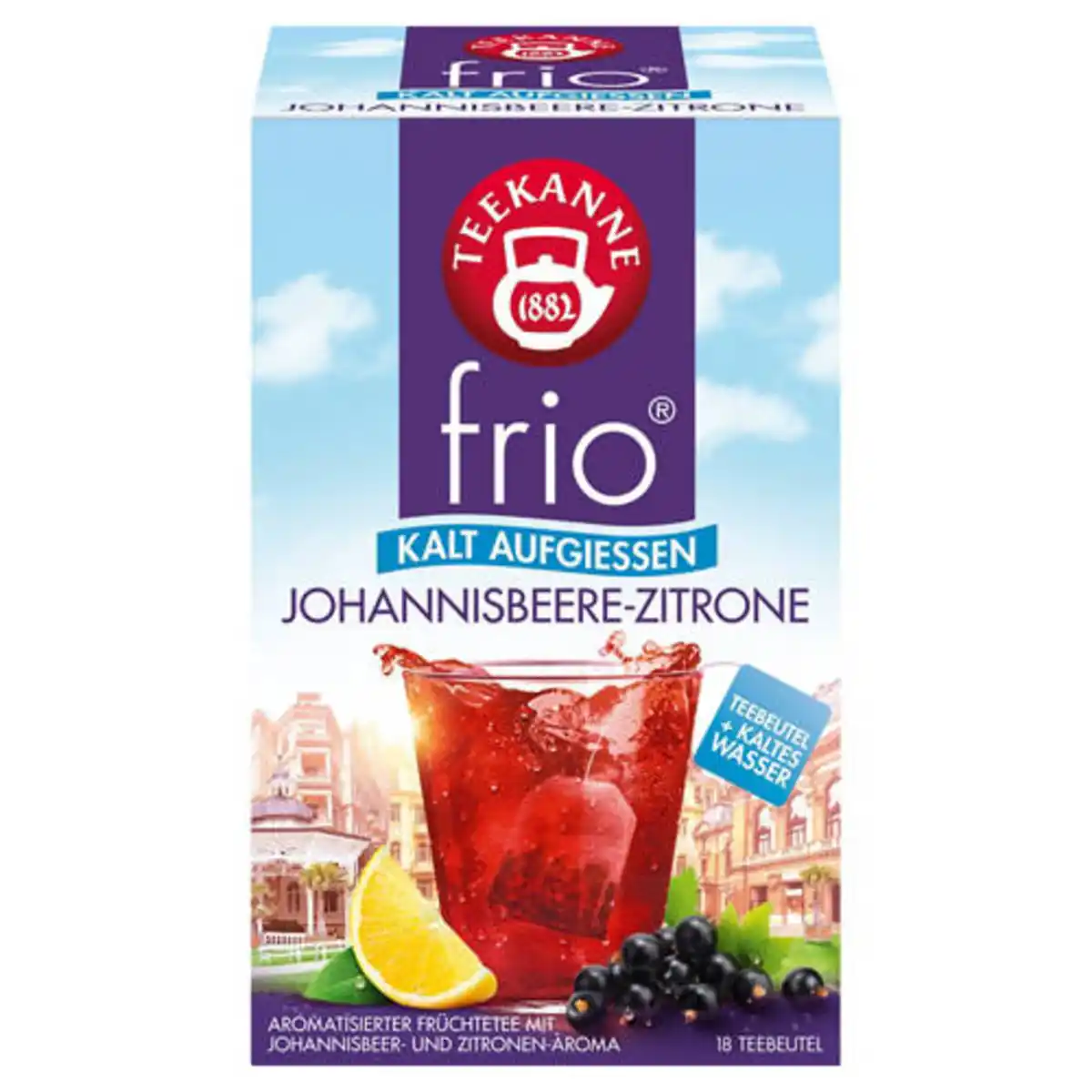 Bild 1 von TEEKANNE Frio Tee 45 g, Johannisbeere-Zitrone