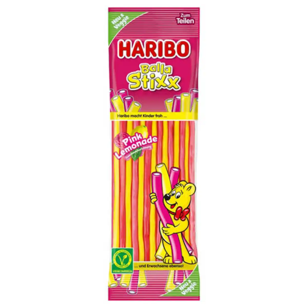 Bild 1 von Haribo MC Balla Stixx 175, Pink Lemonade
