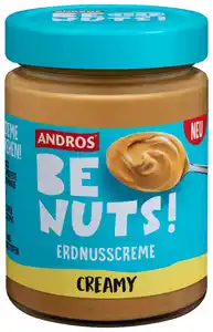 ANDROS »Be Nuts!« Erdnusscreme, 325-g-Glas
