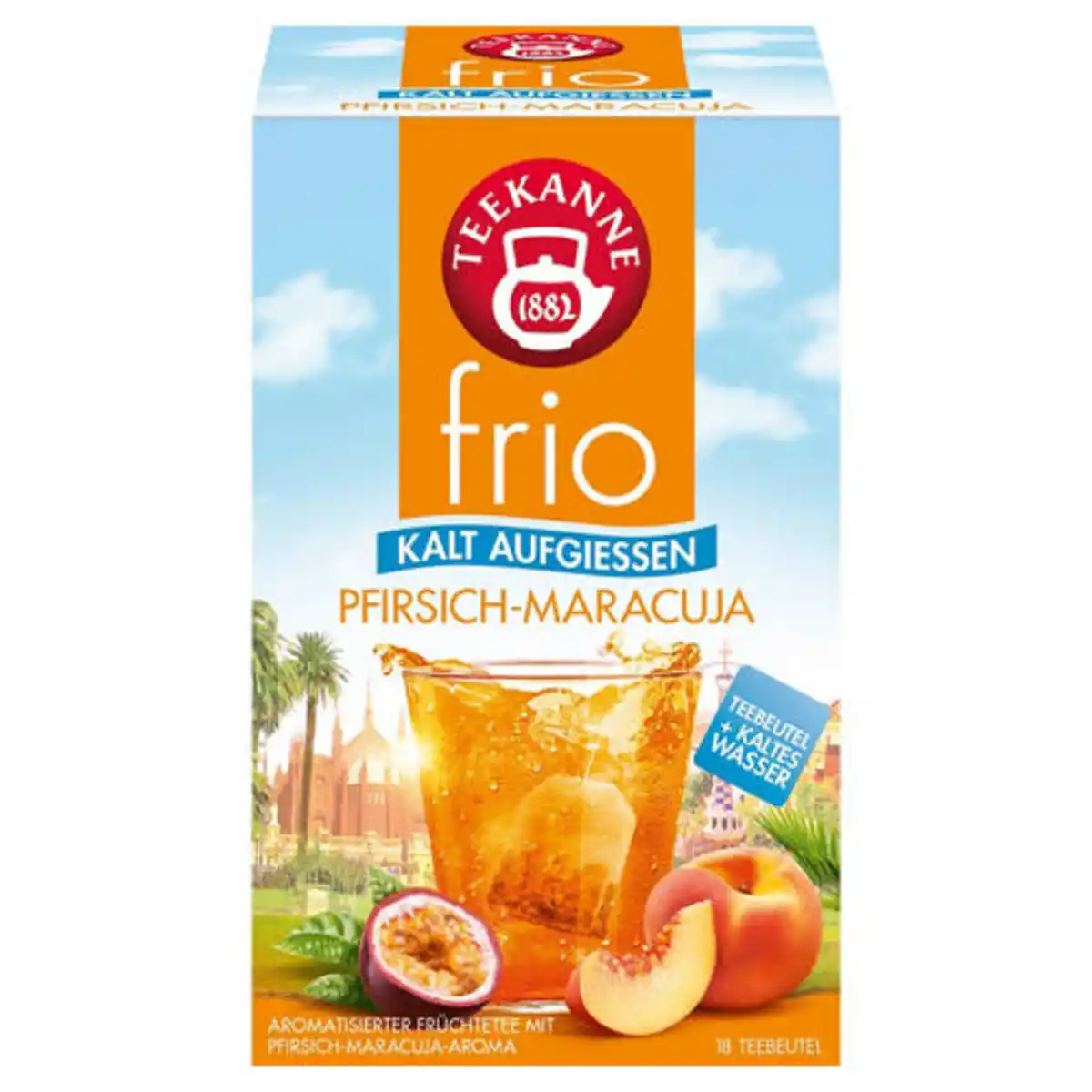 Bild 1 von TEEKANNE Frio Tee 45 g, Pfirsich-Maracuja