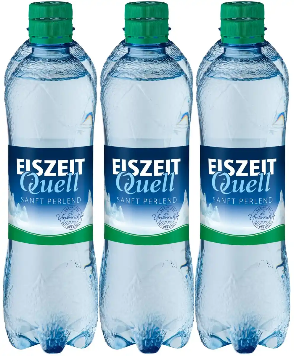 Bild 1 von EISZEIT QUELL Mineralwasser, Packg. 6 x 0,5-l-PET-Fl.