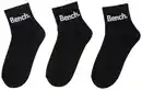 Bild 2 von BENCH Kinder-Quarter-Socken, 3 Paar