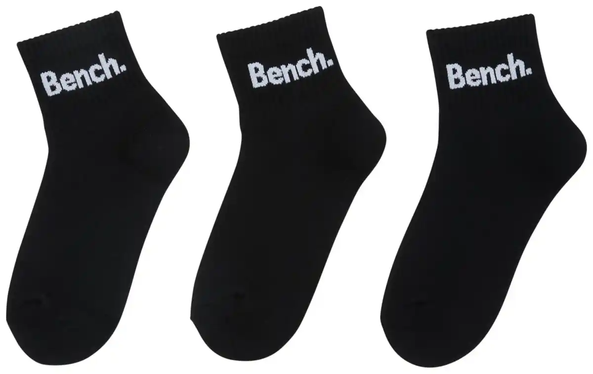 Bild 2 von BENCH Kinder-Quarter-Socken, 3 Paar