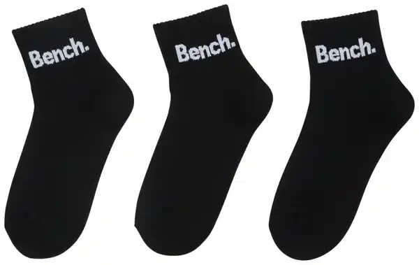Bild 2 von BENCH Kinder-Quarter-Socken, 3 Paar