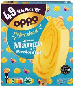 OPPO Stieleis Refreshed oder Naked, 3 St. = 255 - 285-ml-Packg.