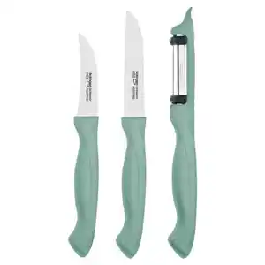CROFTON Messer-Set, 3er-Set, Schäler Set, Grün