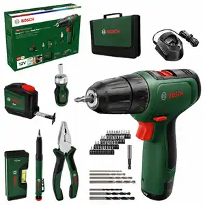 BOSCH Akku-Bohrschrauber inkl. Handwerkzeug-Set, 63-teilig