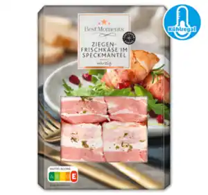 BEST MOMENTS Würziger Ziegenkäse im Speckmantel*