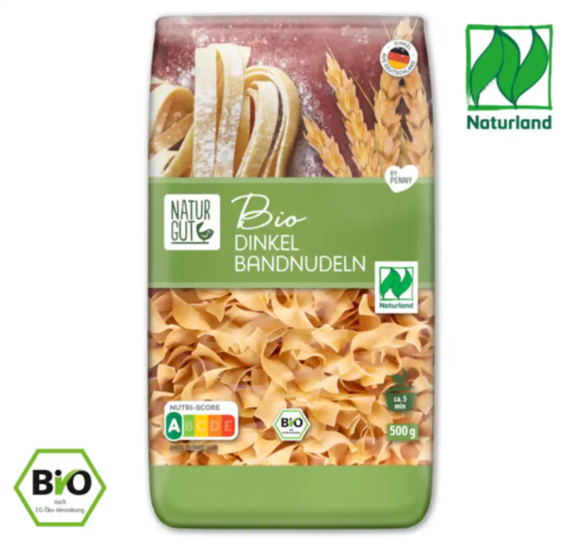 Bild 1 von NATURGUT Bio Dinkel-Bandnudeln*