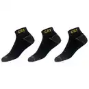 Bild 1 von CAT Damen-/Herren-Arbeitssneakersocken 3er-Set, Schwarz, 43/46