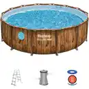 Bild 1 von Bestway® Steel Pro MAX™ Splashview™ Frame Pool-Set Ø 427 x 107 cm