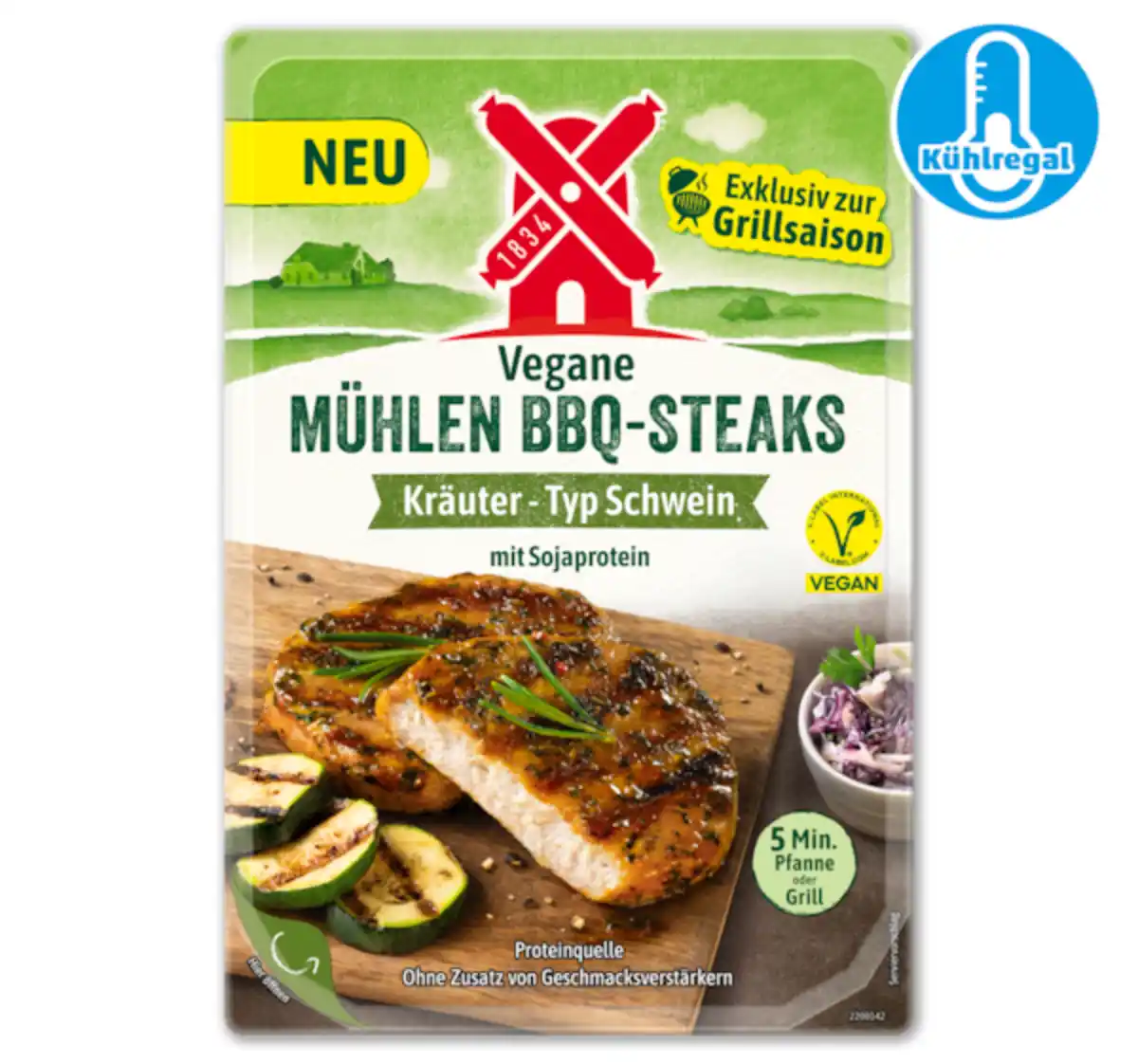 Bild 1 von RÜGENWALDER Vegane Mühlen BBQ-Steaks*