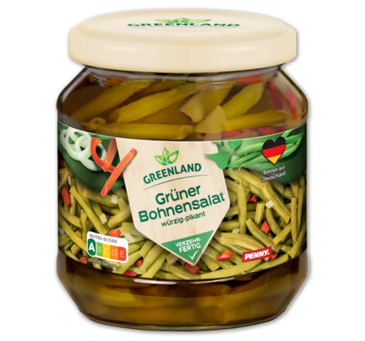 Bild 1 von GREENLAND Salat im Glas Grüner Bohnensalat*