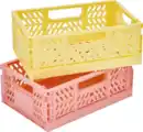 Bild 1 von IDEENWELT Klappboxen A5 in Gelb + Rosa