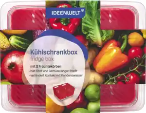 IDEENWELT Kühlschrankbox rot