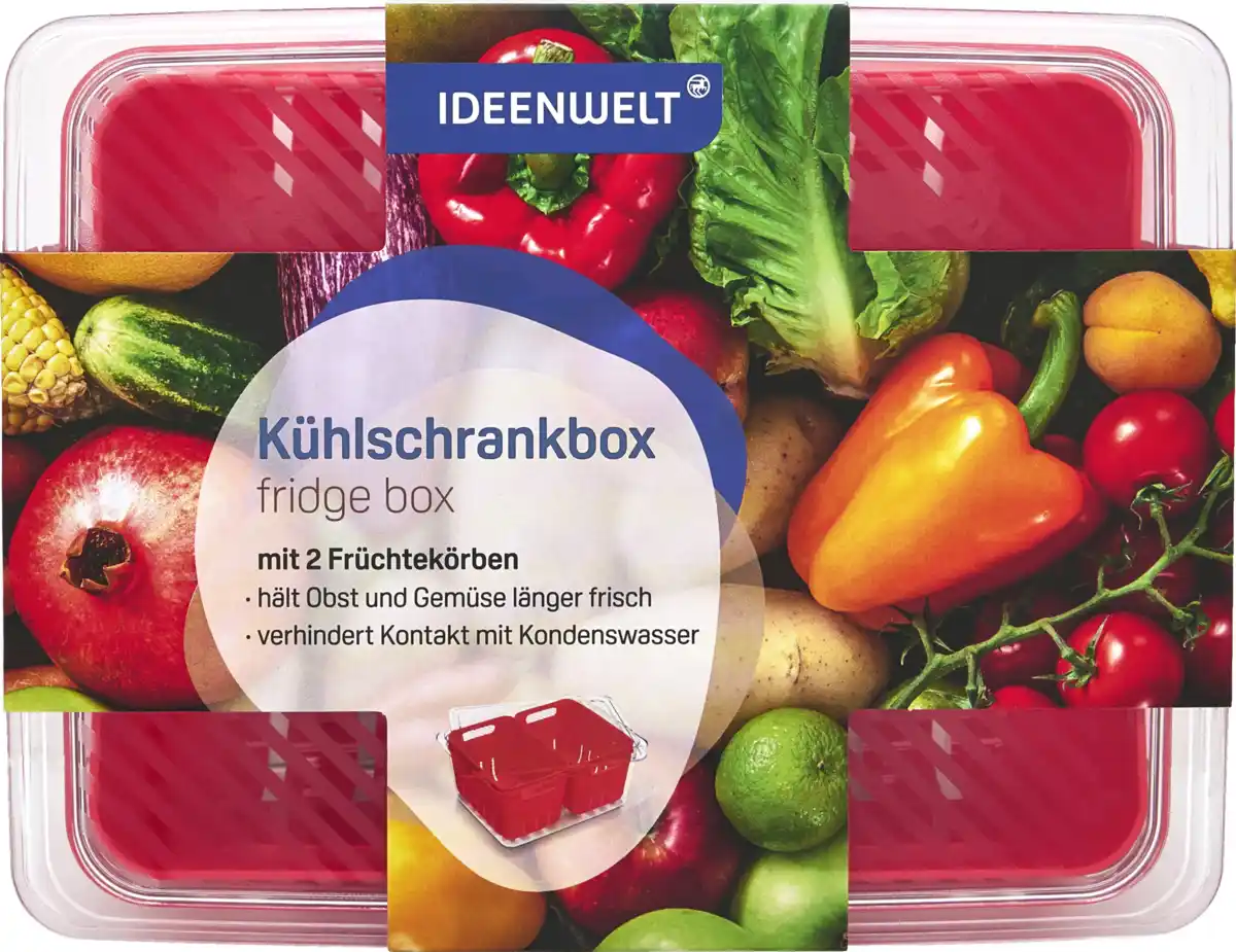 Bild 1 von IDEENWELT Kühlschrankbox rot