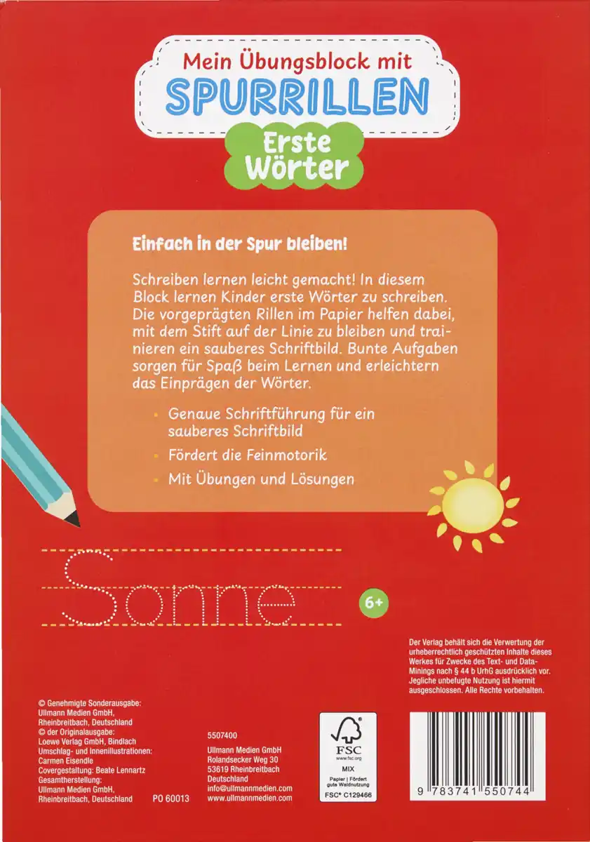 Bild 2 von IDEENWELT Spurrillenbuch Erste Wörter