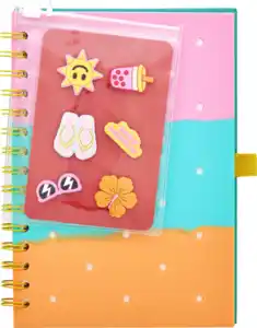 IDEENWELT Silikon-Notizbuch Sommer