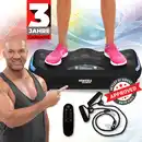 Bild 1 von Miweba Sports Vibrationsplatte MV300, 4D-Wave-Vibration, Fernbedienung, Bluetooth, 16 Stufen, LED (Schwarz)
