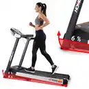 Bild 1 von Miweba Sports Laufband Home Track HT1000F, klappbar, mit Steigung, 1-16km/h, Quick-Speed, Safety-Key (Schwarz)