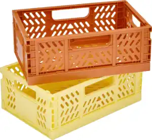 IDEENWELT Klappboxen A5 in Gelb + Orange