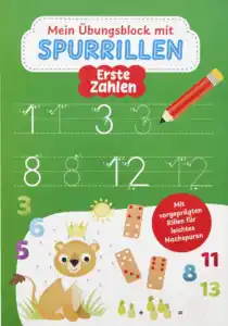 IDEENWELT Spurrillen-Übungsblock Zahlen